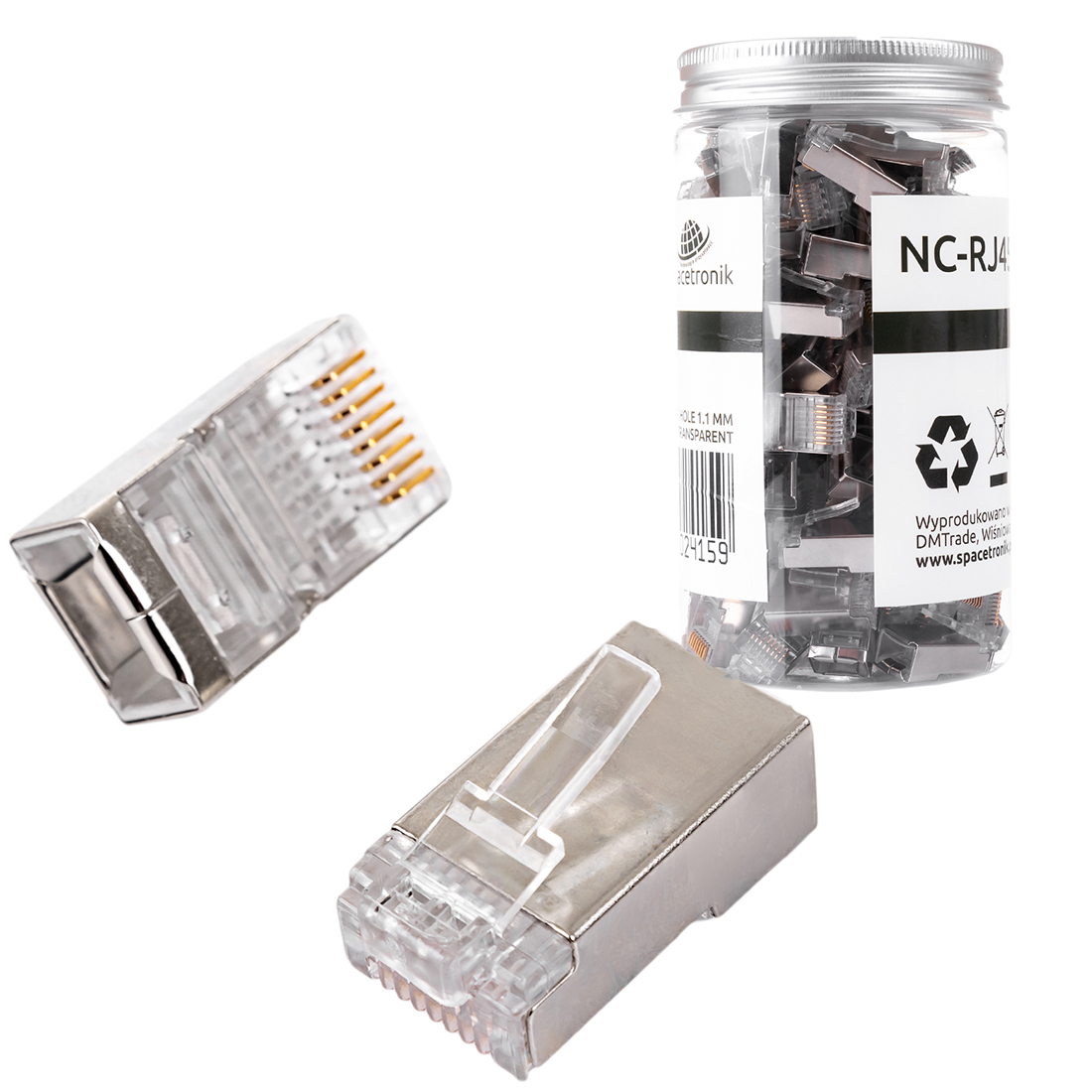 Wtyk sieciowy RJ45 CAT 6 FTP NC-RJ456FT-11 100szt