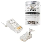 Wtyk sieciowy RJ45 Pass Through przelotowy CAT 7 S/FTP PT-RJ457SFT-15 50 szt