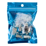 Wtyk sieciowy RJ45 Pass Through przelotowy CAT 7 S/FTP PT-RJ457SFT-15 10 szt