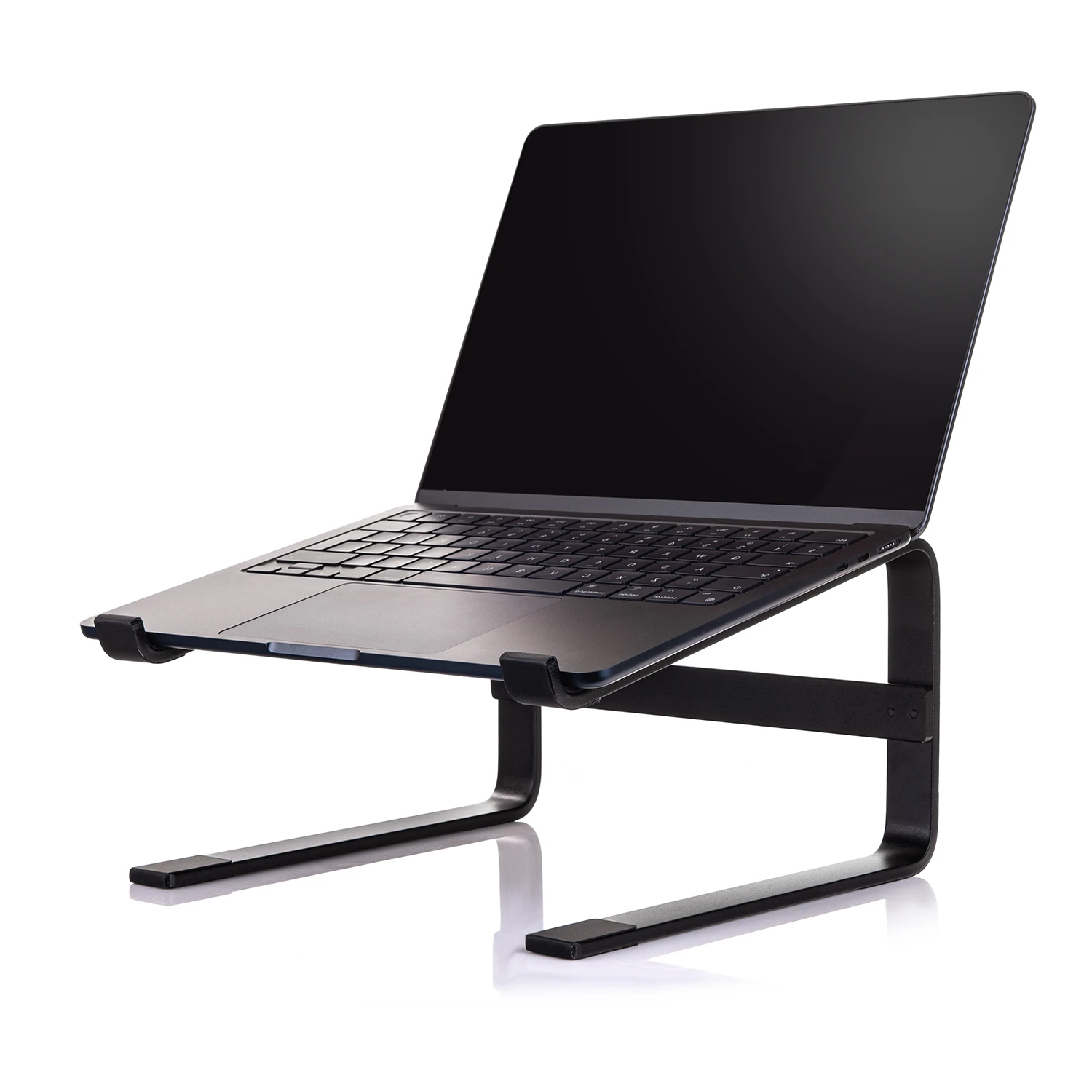 Wysoka podstawka pod laptopa Spacetronik czarna