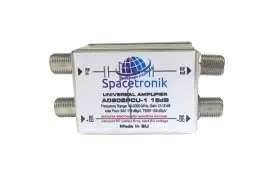 Podwójny wzmacniacz liniowy 40-2300MHz Spacetronik A0202PCU-1 +15db