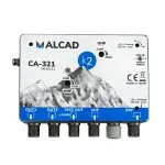 Wzmacniacz wielozakresowy Alcad K2 CA-321 UHF, BI/FM, BIII/DAB