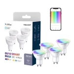 Żarówka LED WiFi RGB GU10 5W aplikacja Yeelight Smart 4 szt.