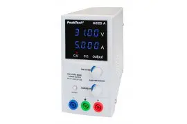 PeakTech 6181 - Bloc d'Alimentation de Laboratoire, CC 2 x 0-30V 0-6A, 0-6V  0-3A, Programmable, USB RS-232