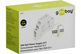 Zasilacz na szynę DIN Goobay 12V 1,25A 15W IP20 transformator 230V na 12V