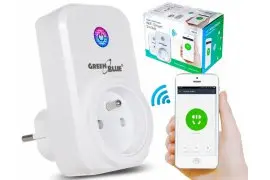 Zdalnie sterowane gniazdko WiFi Android iOS Alexa Google Home GreenBlue GB155 max 2300W 8 pr