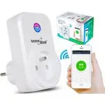 Zdalnie sterowane gniazdko WiFi Android iOS Alexa Google Home GreenBlue GB155 max 2300W 8 pr