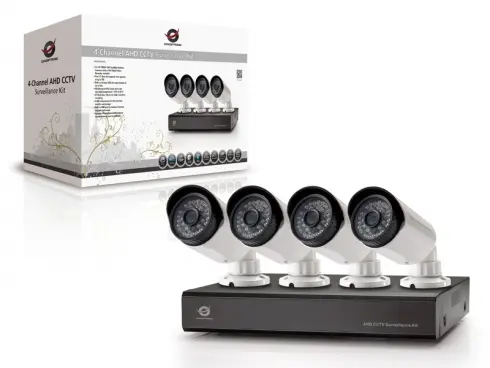 Zestaw do monitoringu 4x kamera AHD 720P + dysk 2TB