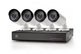 Zestaw CCTV KIT AHD 8CH DVR 4x kamery 720P