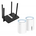 Zestaw Cudy router X6 Wi-Fi 6 AX1800 i 2x M1200 system MESH