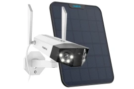 Zestaw Kamera Wi-Fi Reolink Duo2 180st 2xLens + panel solarny czarny