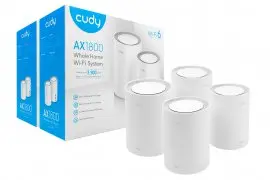 Zestaw Router Mesh Cudy M1800 WiFi AX1800 Dual Band WiFi 6 zestaw 4szt. Cudy M1800