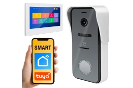 Zestaw wideodomofonowy WiFi jednorodzinny RFiD Tuya TFT 7