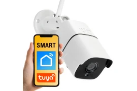 Zewnętrzna kamera WiFi IP bullet z aplikacją Smart Life Tuya Spacetronik SL-C33
