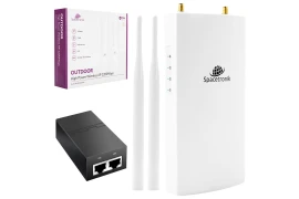 Zewnętrzny Punkt Dostępowy Access Point 4w1 IP66 Wi-Fi 4 POE Spacetronik SP-AP1200-IP66