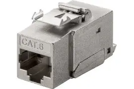 Złącze RJ45 Keystone CAT 6 STP ekranowane 250MHz Snap-In