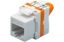 Złącze RJ45 Keystone CAT 6 UTP 250MHz nas. obrotowa