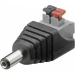 Złącze zaciskowe 2-pinowe > Wtyk DC (5,50 x 2,10 mm)
