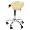 Ergonomiczny hoker siodło taboret obrotowy Spacetronik Sella (beżowy)