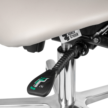Ergonomiczny hoker regulowany SELLA biały