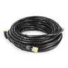 Kabel RJ45 CAT 6 U/UTP AWG24 czarny PE CU 20m