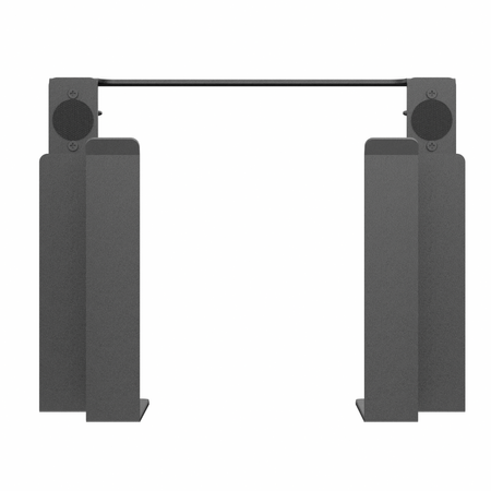 Boczny organizer do biurka na zacisk 25×20×8 cm czarny SPB146B