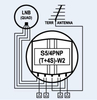Spacetronik 5/4-Kombinator S0504 PNP(T+4S)-W2 außen