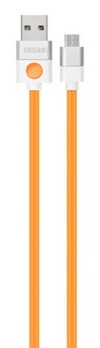 USB - microUSB 2.0 ORIGAMI 2m Kabel Orange - zdjęcie 2