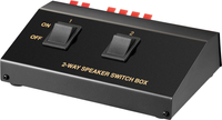 Przełącznik switch głośnikowy 2x1 selektor głośników do max. dwóch par Goobay