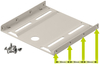 Adapter montażowy dysku twardego 2,5" w gnieździe 3,5" beżowy/szary Goobay