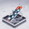 Adapter HUB 6in1 USB-C NA USB 3.0 HDMI PD RJ45 Weiß