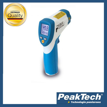 Cyfrowy Miernik Temperatury z podwójną wiązką podczerwieni PeakTech 4980