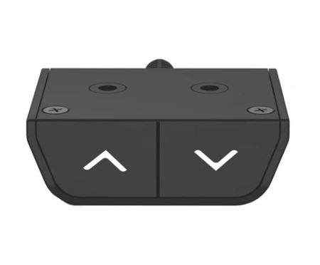 Biurko elektryczne w kolorze czarnym z regulacją wysokości Spacetronik SPE-O121BB Moris OUTLET