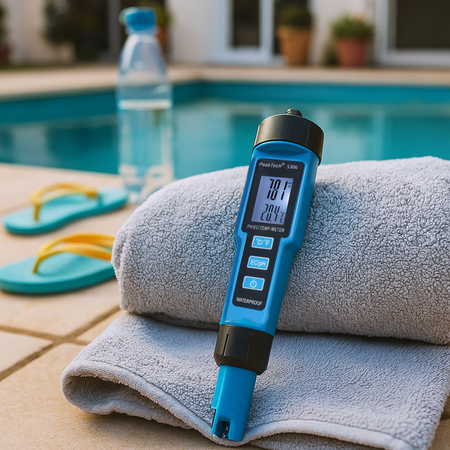 PeakTech 5306 pH-, Temperatur- und EC-Füllstandmessgerät - zdjęcie 2