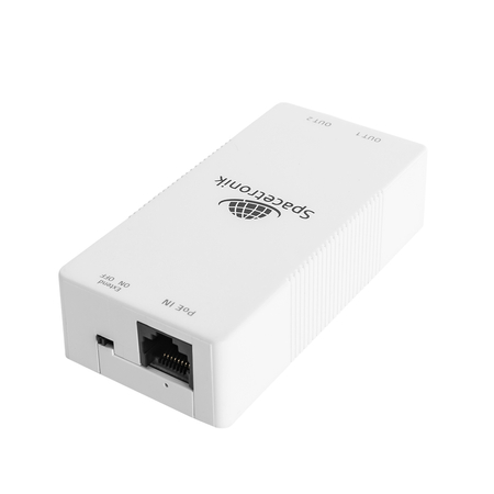 Ethernet PoE-Verlängerung 2x 100Mbps SP-EPOEF21
