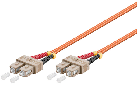 Glasfaser-Patchkabel LWL SC-SC OM2 DUPLEX 05m