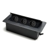 Gniazda blatowe otwierane chowane w blat Spacetronik SPS-D33B V2 OUTLET