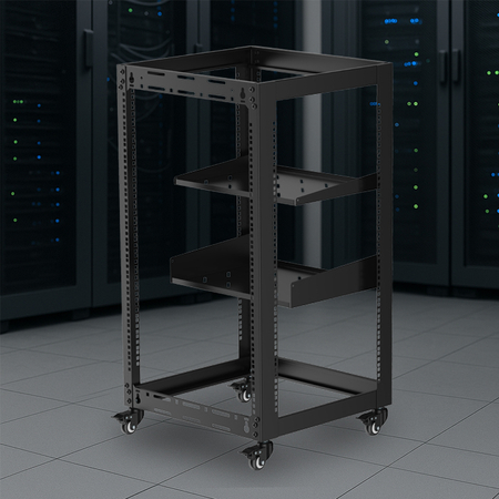 Mobilny stelaż serwerowy 19 "Open Rack Pro-17U - zdjęcie 2