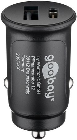 Ładowarka samochodowa USB USB-C 48W 3A Quick Charge Power Delivery Goobay