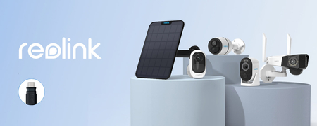 Solarmodul 6W für USBC Kameras Reolink 2 schwarz 4m