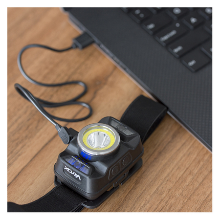 Profesjonalna latarka LED mocna akumulatorowa XHP90 3000lm IPX7 metalowa USB-C Vayox VA0044