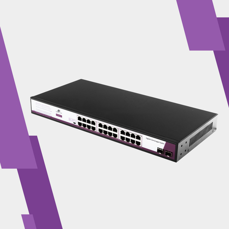 SWITCH 24x port + 2x port SFP 1Gbps SP-SG1024S2
