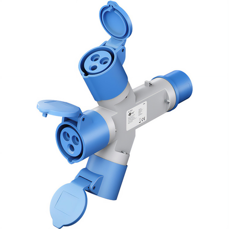 Adapter rozdzielacz CEE na 3 CEE 16A typu Y - zdjęcie 2