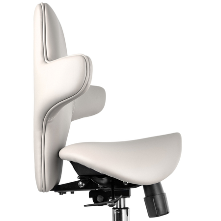 Ergonomiczny hoker regulowany SELLA 4 biały Outlet B-