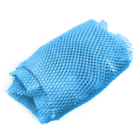 Papier mit Honigwabenstruktur – Blau 30cm 100m