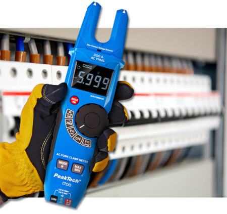 Miernik cęgowy True RMS 200A 1000V Peaktech 1700