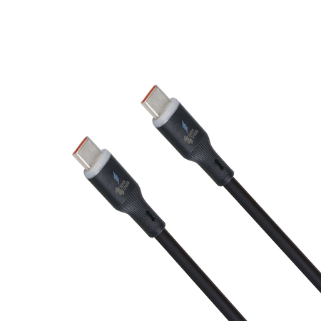 Kabel LED silikonowy USB-C do USB-C 1m