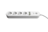Listwa zasilająca Spacetronik SR-203 4x AC z ładowarką 4x USB 3.4A Auto-id