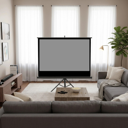 Ekran Projekcyjny ze Statywem 100" 4K Spacetronik