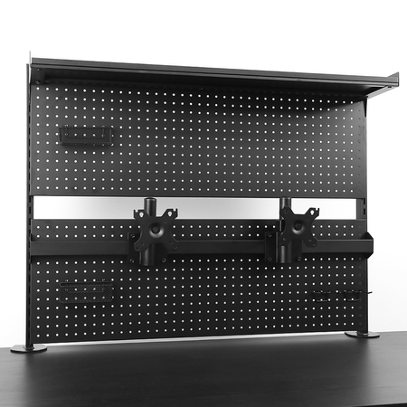 Tablica perforowana 2x monitory Holdee Spacetronik